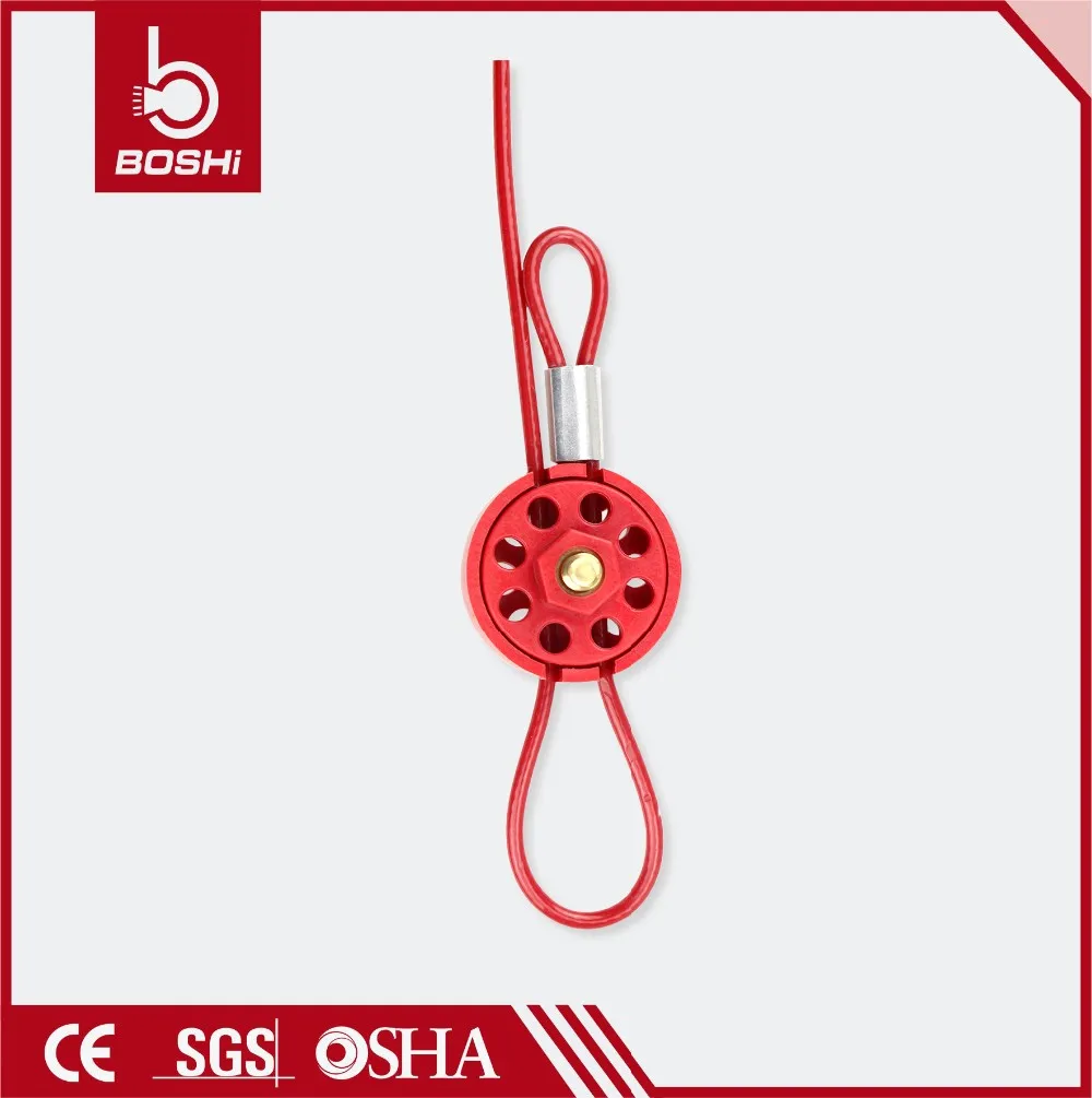 Universal Wheel Type Cable Lockout BD-L31 safety lock cable