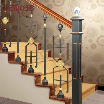Interior Wrought Iron Stair Railing Panels For House Buy Wrought Iron Stair Railing Panels Interior Stair Railing Systems House Railing Design