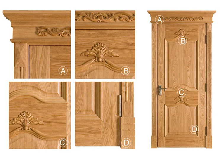 India Kerala Style Ash Wooden Bedroom Door Panel Carving Design Buy