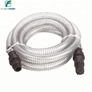 Steel Wire Reinforced Pvc Garden Hose With Plastic Check Valve Set