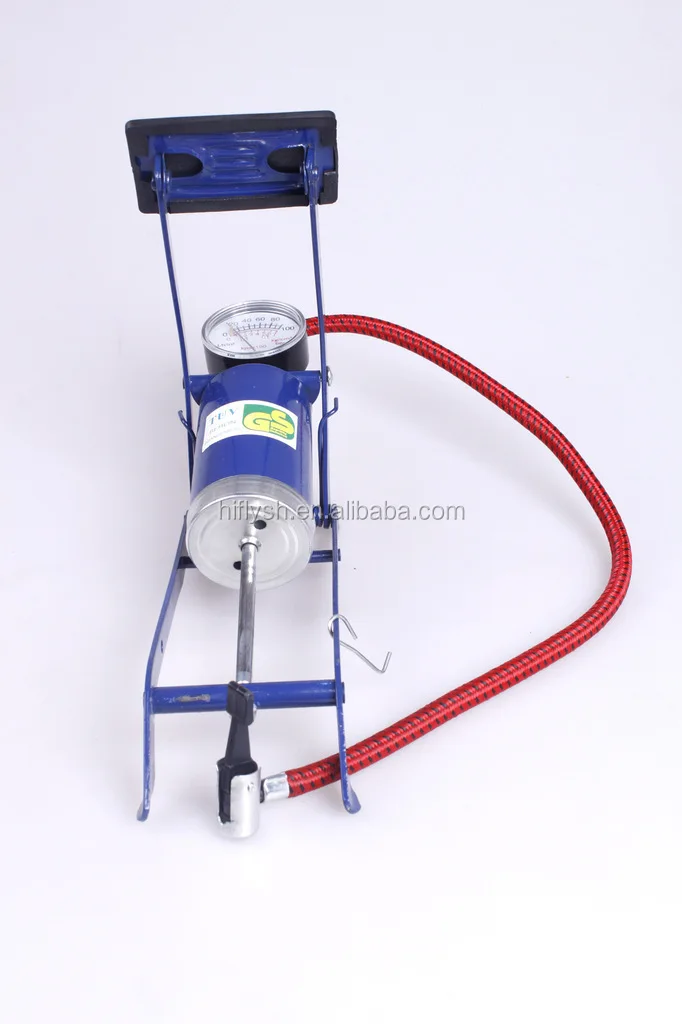 Hf901a(06) Mini Foot Manual Car Air Compressor Pump Portable Tire