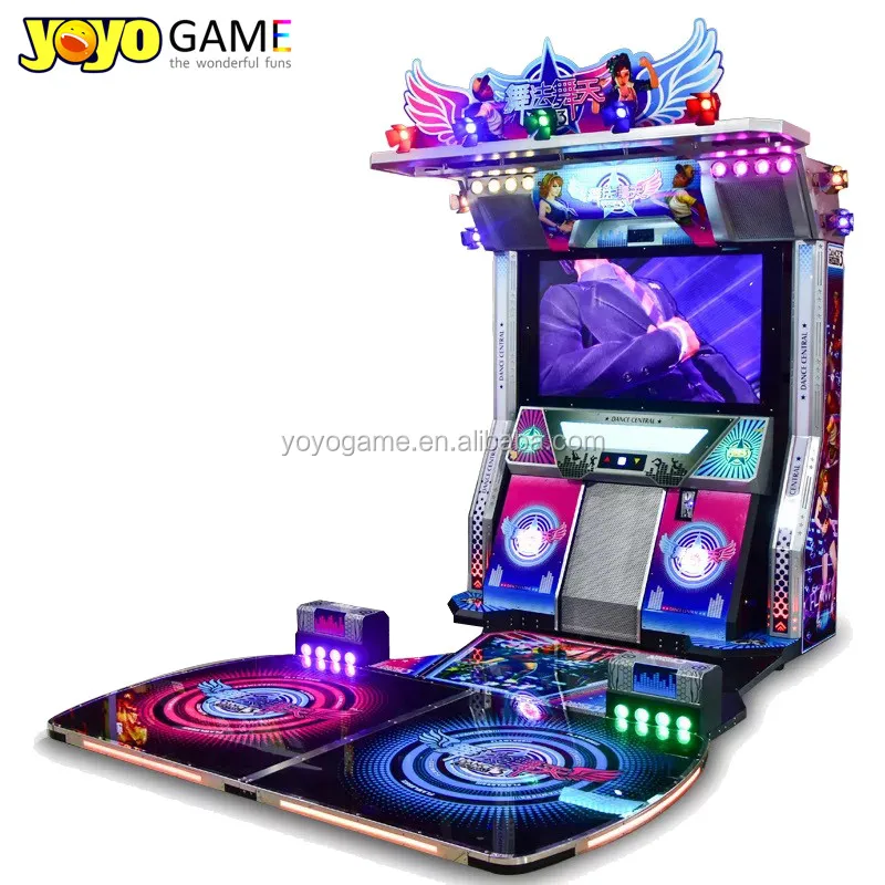 Play Songs 2 Players Coin Operated Arcade Dance Game Machine Music Simulator Video Game For Amusement Park Buy Dance Dance Revolution Arcade Machine Just Dance Arcade Game Machine Music Industry Simulation Game Product