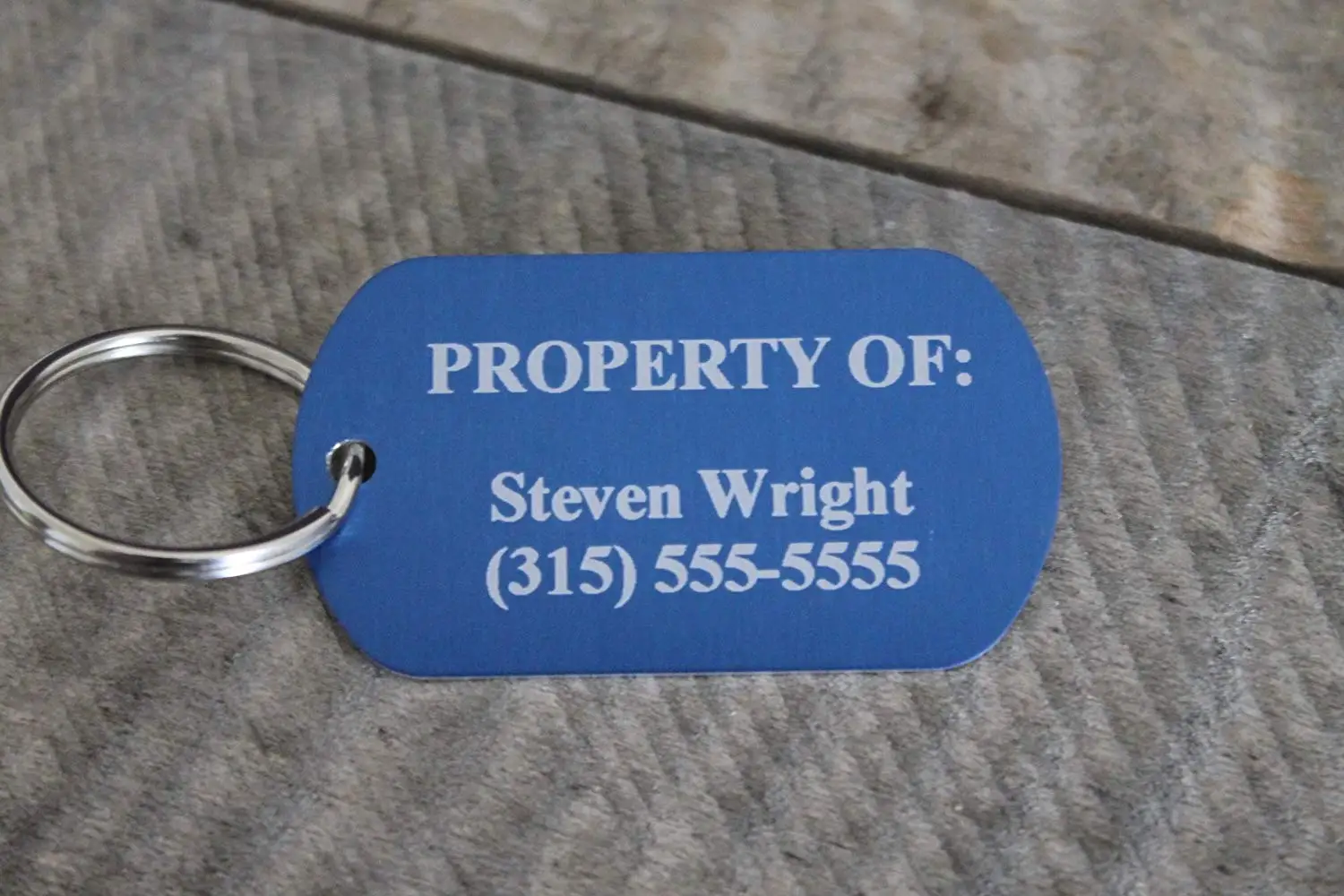 laser engraved luggage tags