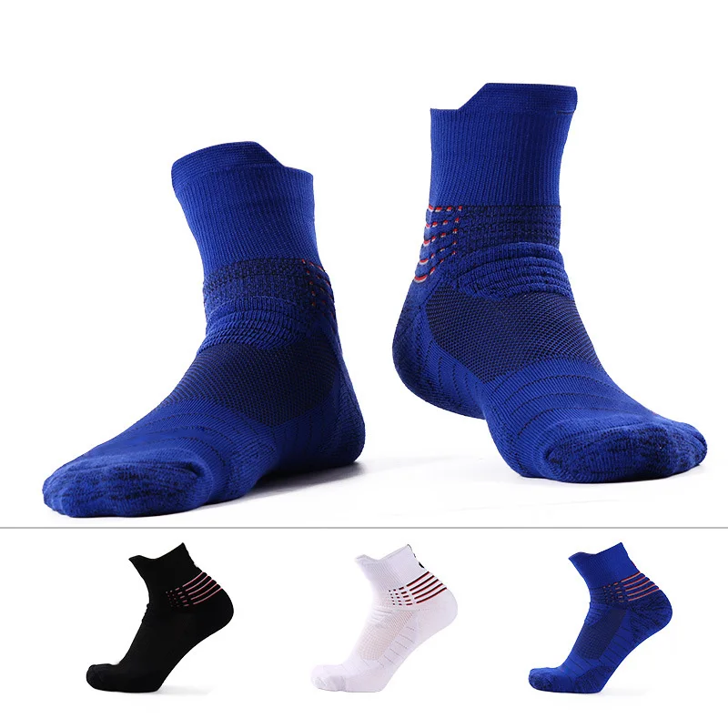 Outdoor sports Any terry socks non-slip shock absorption men's sports basketball socks elite socks