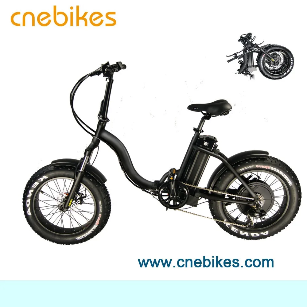 folding electric bike with fat tires