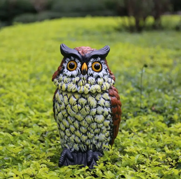 Osgoodway  Factory Price Cute  Plastic Bird in Metal Bird birdcage Fittings  Garden decoration
