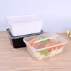 Take Away Custom Printed Disposable PP Plastic Microwave Food Container Lunch Box