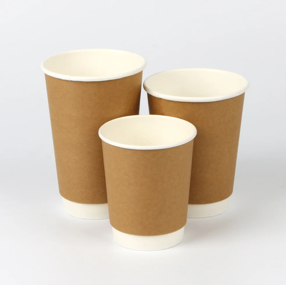 Wholesale Logo Customize Print Biodegradable Single Wall Double Wall