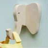 Nursery wooden wall hook Cute Kids Room Wall hook Elephant animal wall hook in birch