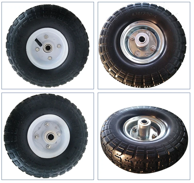 Hand Pallet Truck Pneumatic Rubber Wheel 4.10/3.504 Buy Rubber Wheel