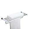Bathroom Set ABS and Stainless Steel Towel Rack Shelf