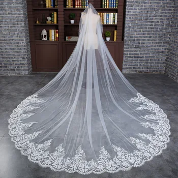 Wap01 Wedding Veils Long Lace Bridal Veil Wedding Accessories Bride
