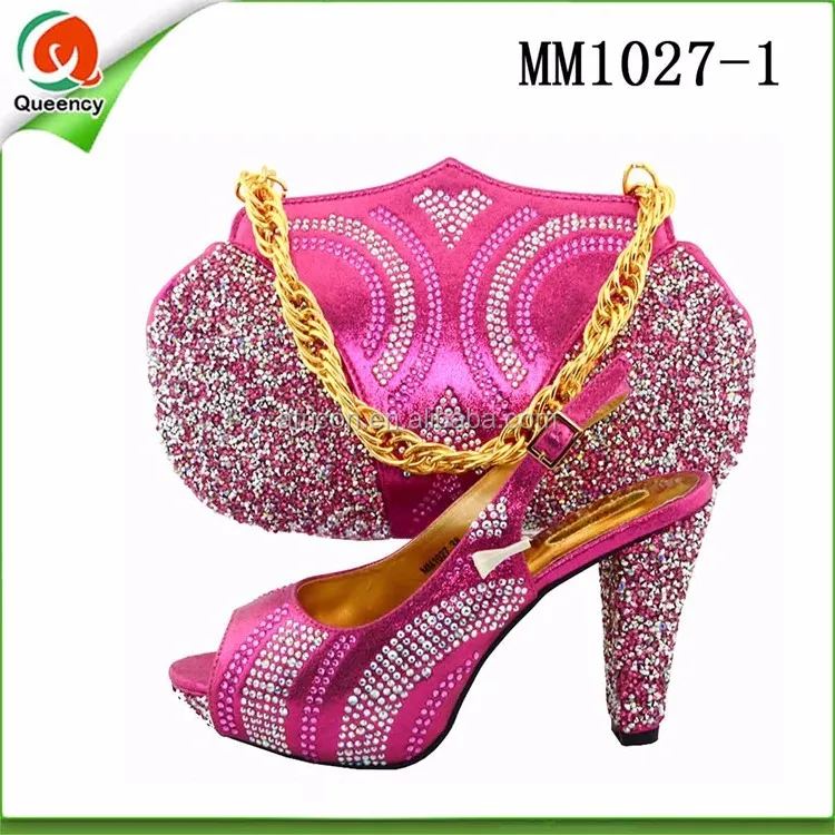 cerise pink shoes and bag