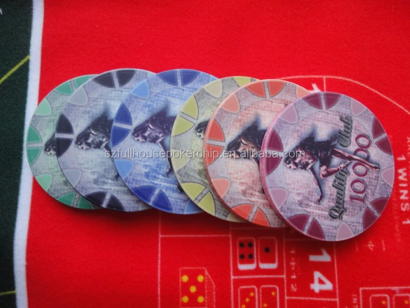 Ceramic Poker Chip With 40 43 And Rectangular Size Buy Canada Poker