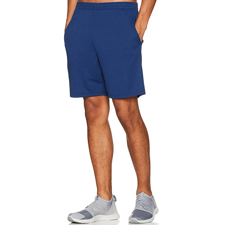Custom Men's Elastic Waist Sport Athletic Polyester Running Shorts