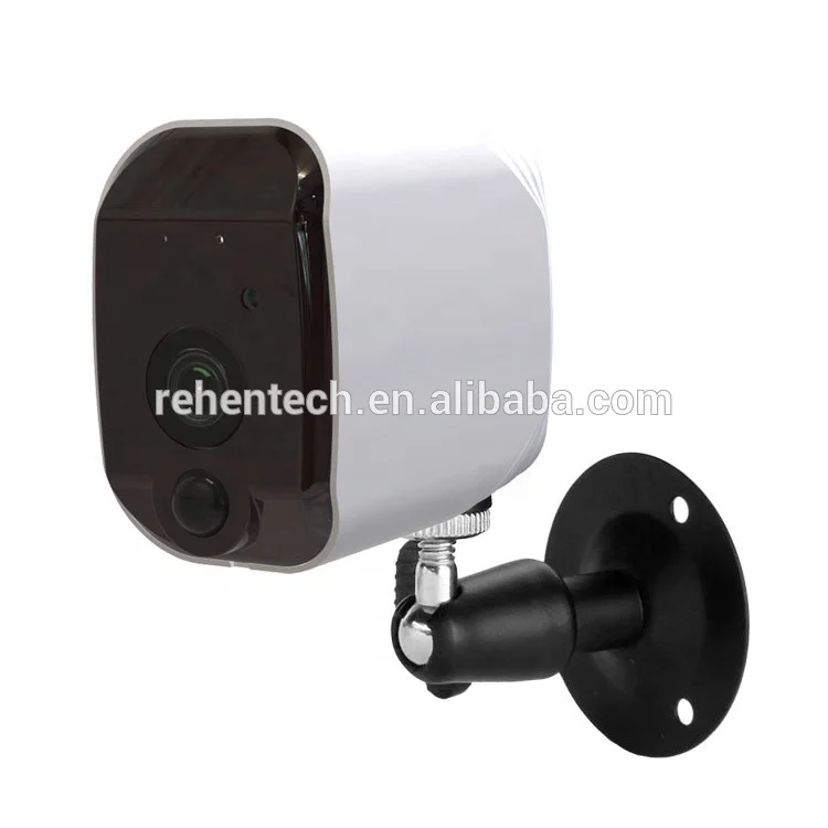 REHENT Smart Battery powered Solar Security Camera 1080P 2-way Audio For Outdoor