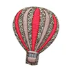 Colourful Hot air balloon design embroidery patches