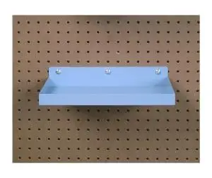 Epoxy Coated Locking Steel Pegboard shelf