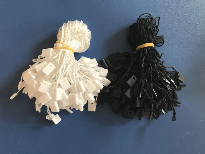 Fully Automatic Plastic Vertical Hang Tag string Machine For Garment , Shoes, Hangbag-HM-55T-HT 