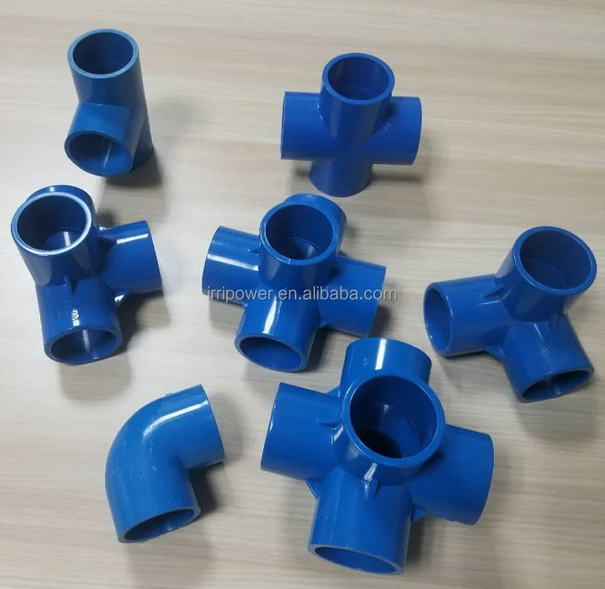 Conectores de 5 v/ías de 25mm PVC para Marco de Invernadero