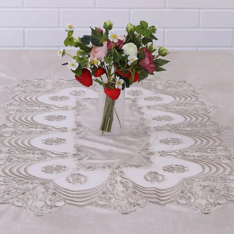 High Bar Cocktail Table Cloth For Wedding Shimmer Table Cloths Petal