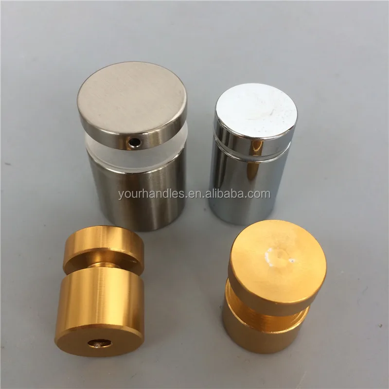 Aluminum Standoffs,Gold Anodized Standoffs Fixing,Sign Holder Spacer M3