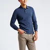 Long sleeve polo collar t shirt plain polo t-shirts