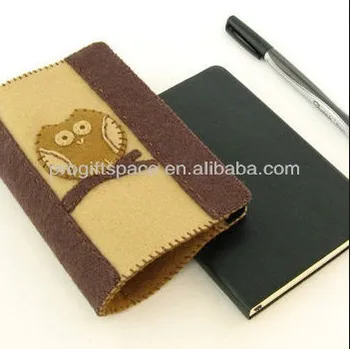 2018 Hot Sell High Quality School Handmade Fabric Owl Notebook Out