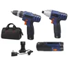 3 IN 1 2018 DIY Cordless Drill Driver/Impact screwdriver / working torch Lithium Combo Kit Power Tool Sets