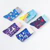 Funny Elk Mermaid Coral 200 needles cotton socks for unisex