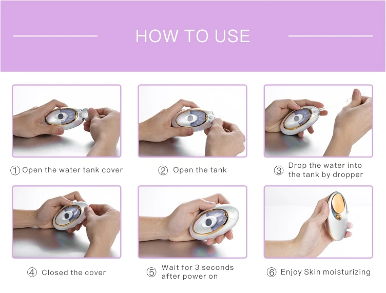 Face facial skin care hydrogen rich water mister beauty machine multi-function instrument