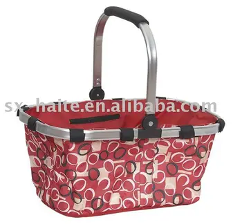 Folding Fabric Fruit Basket Market Basket Picnic Basket View Picnic Basket Haite Product Details From Shaoxing City Hite Leisure Products Co Ltd On Alibaba Com