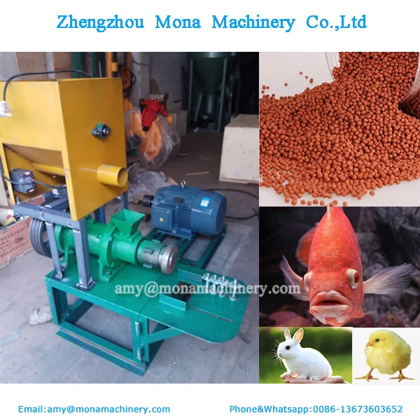 Floating Pellet 300kg/hr Fish Feed Pellet Dryer Machine Fish Feed