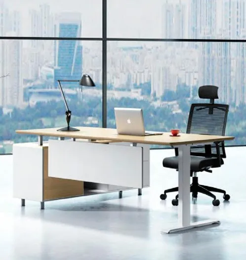 Office Furniture Electric Height Adjustable Table Workstation