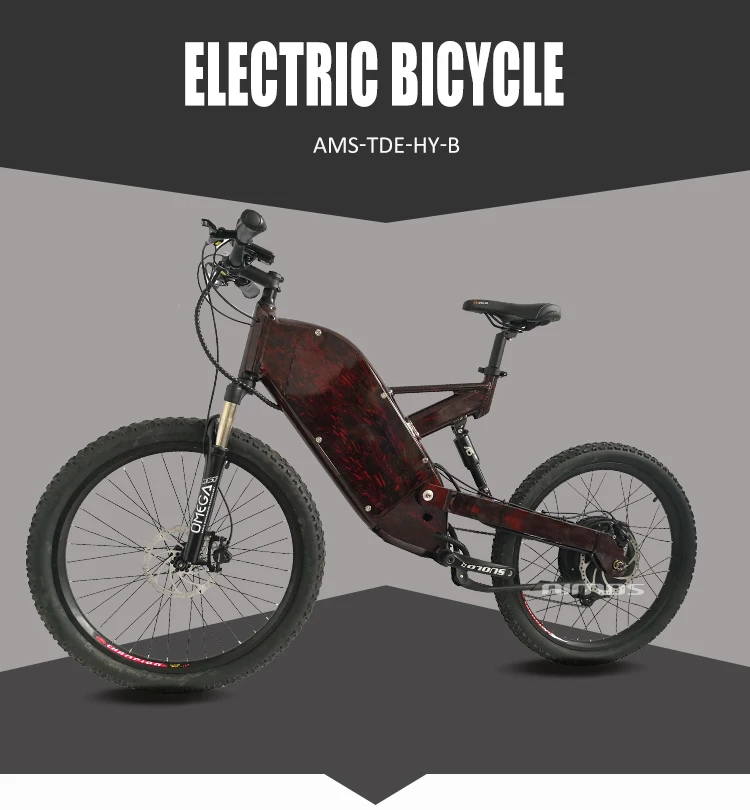 High Speed 75km/h Fat Tire Electric Mountain Bike /snow Bike 3000w ...