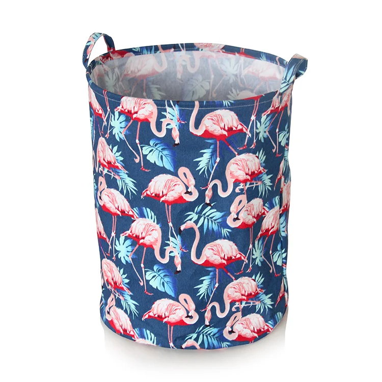 Round Exquisite Printing Travel Wash Laundry Bags