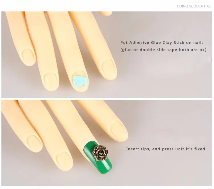 Flexible Soft Plastic Nail Practice Hand Fake Hand For Nail Art Buy