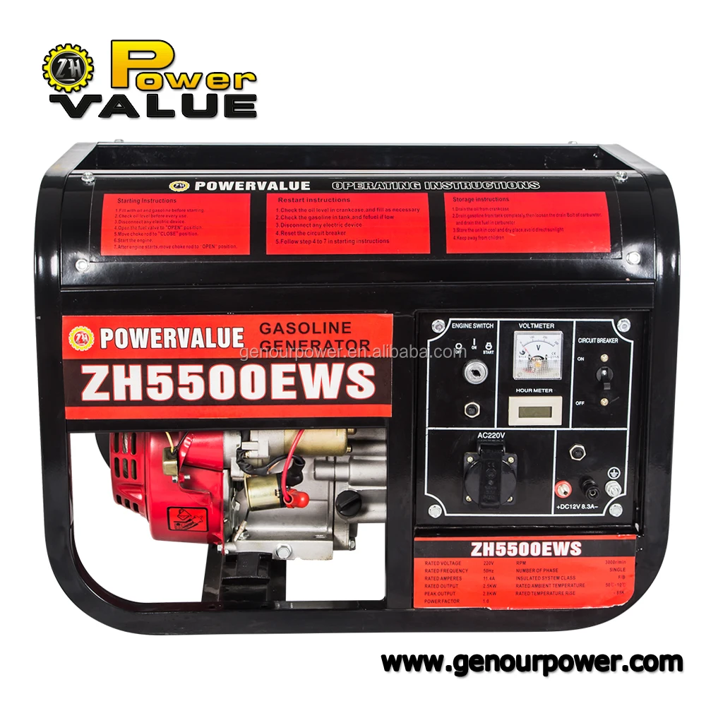 110/220 Volt 4.5kw 4.5kva Ohv Gasoline Generator In Pakistan Buy 4
