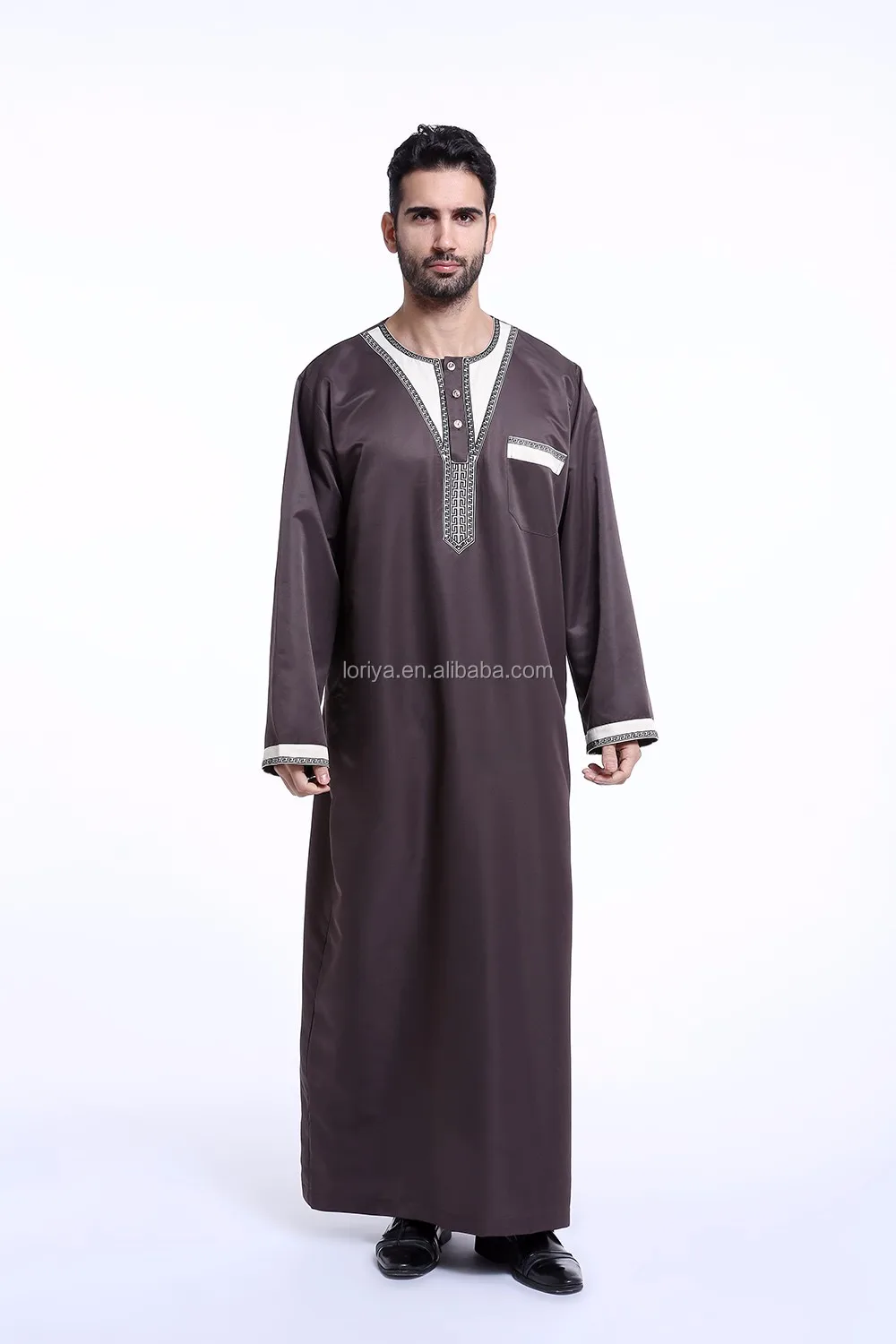 Contemporary Wholesale Islamic Men Wear Maxi Dubai Men Abaya Hot Sale ...