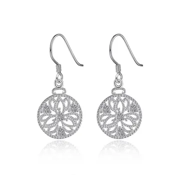 Fantaisie Fashion Designer Silver Earrings Prouds Round Fantaisie Fashion Designer Silver Earrings Prouds Round Earring Posts And Backs