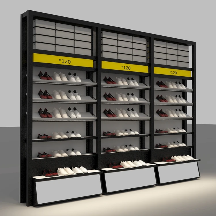Budget Saving Sneaker /leisure Shoes Display Rotating Shoe Display Rack