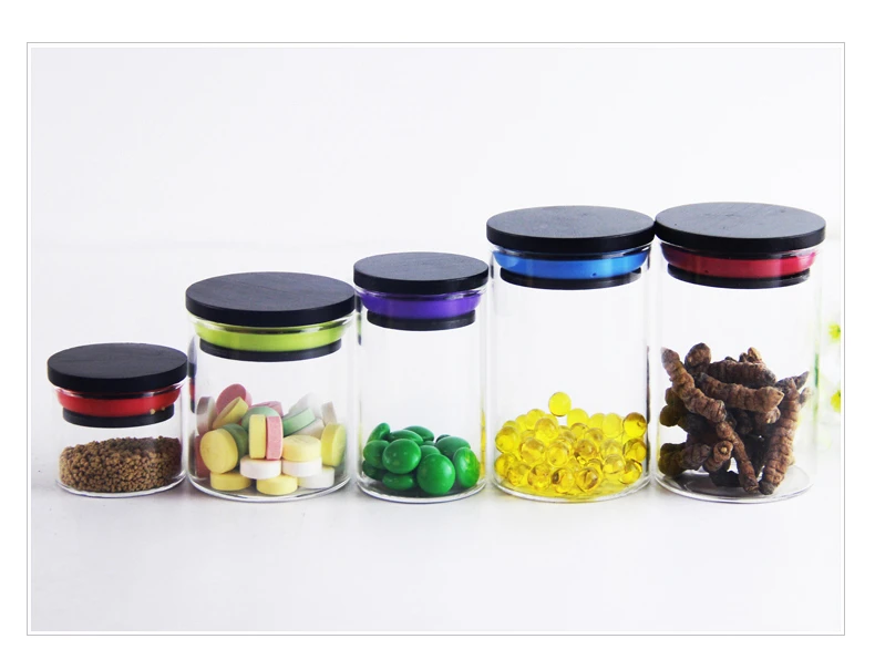 Feast Airtight Glass Nuts Storage Jar With Bamboo Lids Made In Glass Factory Buy Airtight