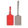 Promotion Cheap Pu Leather Luggage Tag String Hotel Travel Luggage Tag Holder With Card Holder