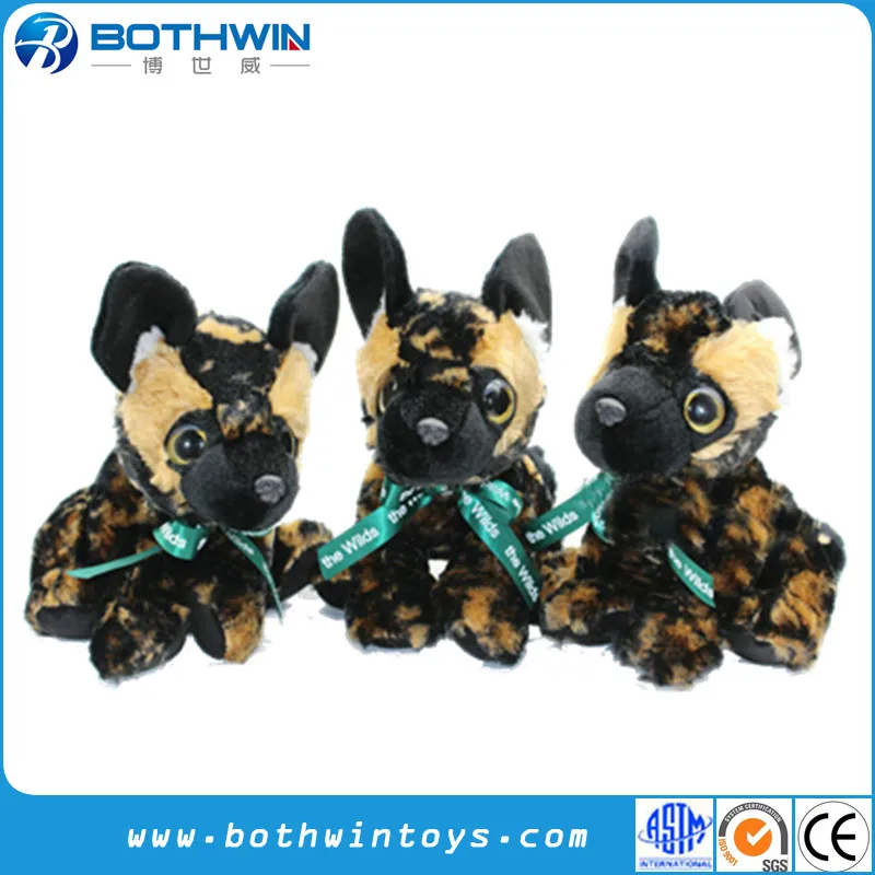 african wild dog stuffed animal