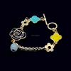 brand copy bracelet toggle oil drip charm link bracelet jewelery