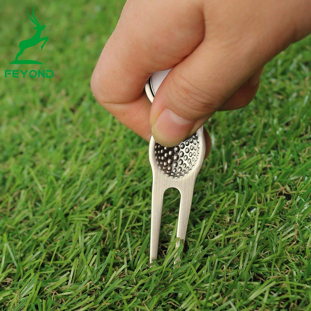 With Belt Clip Golf Divot Tool Bottle Opener Metal Golf Divot Tool
