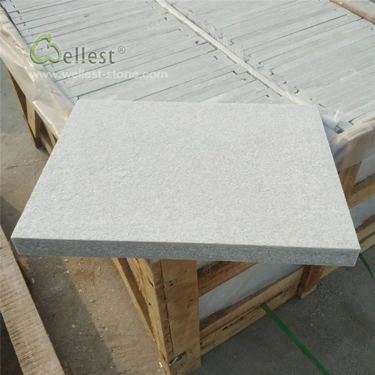 24x24 Flamed White Marble Granite Tile For Swimming Pool Terrace