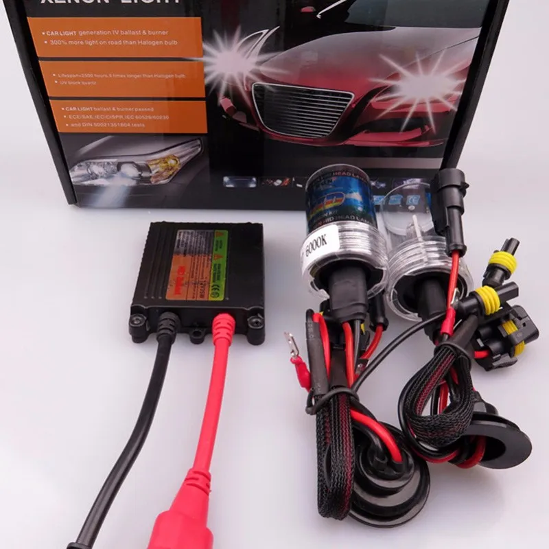 12v Bi Xenon Hid Headlight Conversion Kit H4 High Low Car Halogen Xenon