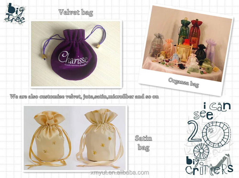 Cheap Small Importer of Jute Shopping Drawstring Bag/jute Pouch or Customized Gift Screen Printing Jewelry Pouch with logo