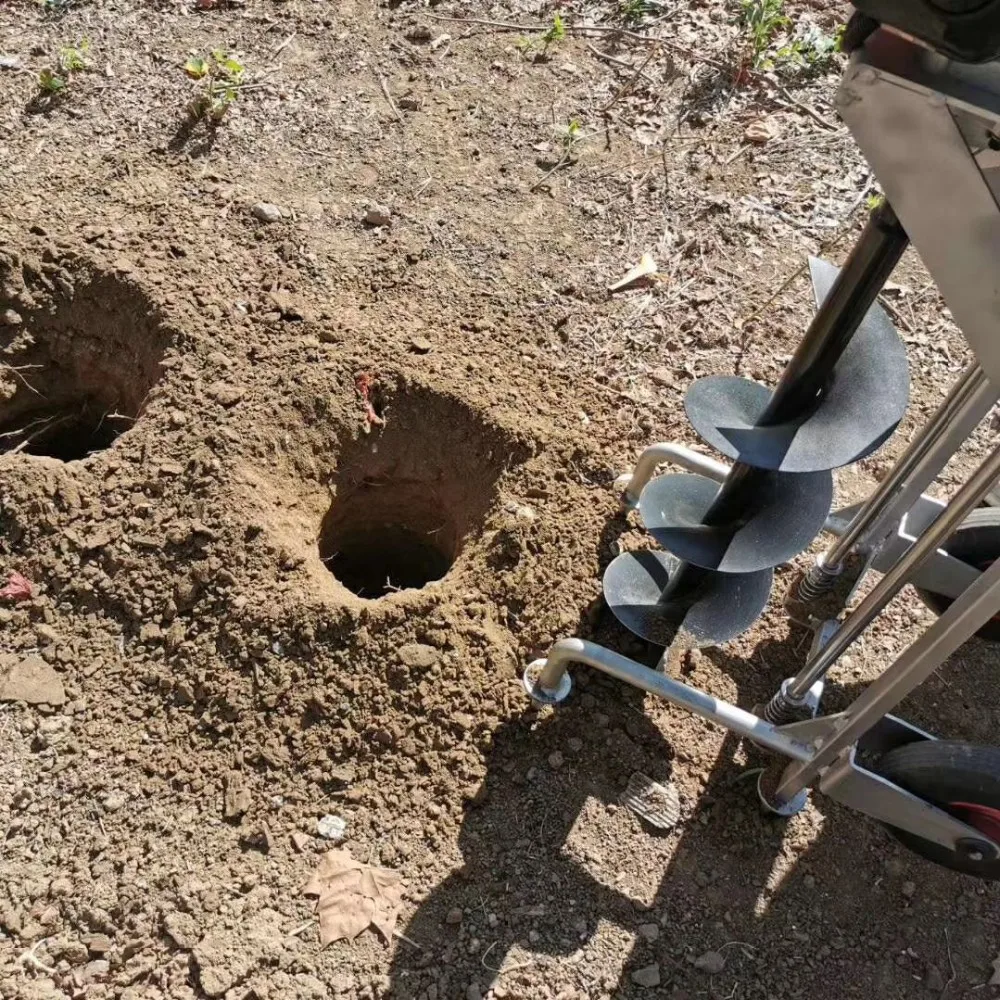 土壤挖掘机械 196cc 地震一人土钻